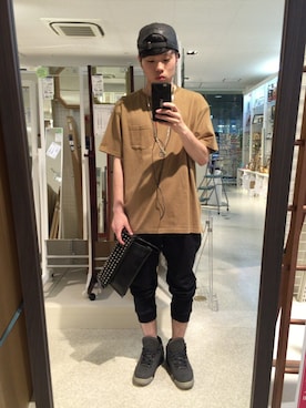 「ＢＢキャップ」｜Higuti さん（メンズ・173cm）の夏コーディネート
