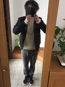 hさん（メンズ・166cm）の冬コーディネート