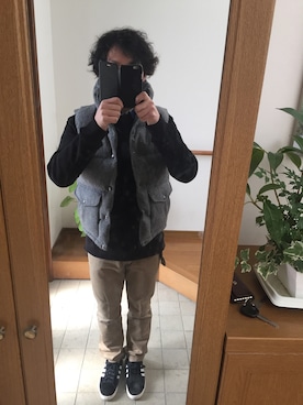 hさん（メンズ・166cm）の冬コーディネート