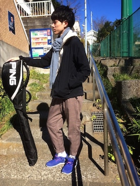 Kopenさん（メンズ・171cm）の冬コーディネート