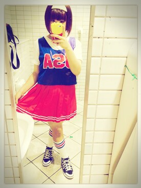 ながおりえかさん（レディース・158cm）の夏コーディネート