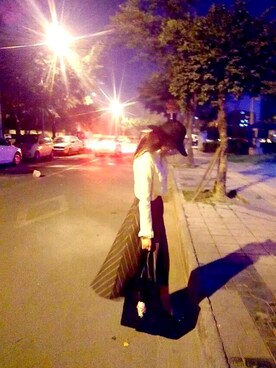 「MANGO（マンゴ）のアイテム（帽子）」を使った、Bo你大爷さん（レディース・165cm）の夏コーディネート