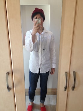 山口優希さん(メンズ・172cm)の春コーディネート