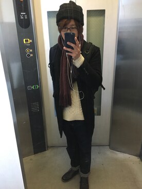 もじゃおさん(メンズ・174cm)の冬コーディネート