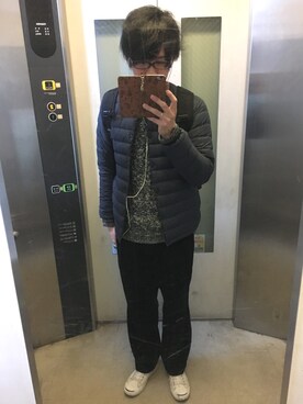 「CONVERSE（コンバース）のCONVERSE コンバース ジャック パーセル / JACK PURCEL（スニーカー）」を使った、もじゃおさん（メンズ・175cm）の冬コーディネート