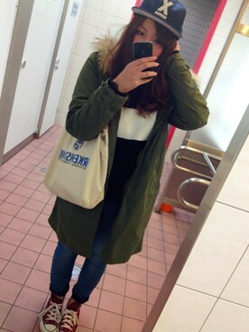 CHINAMIさん（レディース・158cm）の冬コーディネート