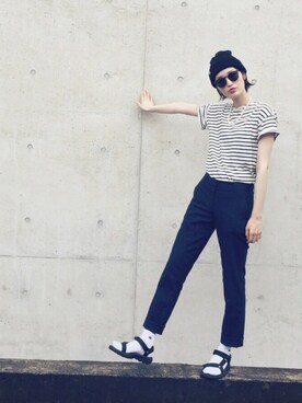 金子真由美さん（レディース・168cm）の夏コーディネート