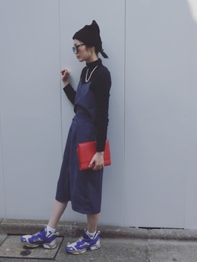 金子真由美さん（レディース・168cm）の秋コーディネート