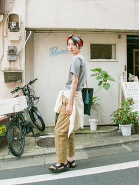 金子真由美さんのコーディネート