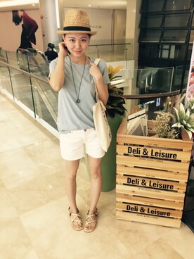 「iT（イット）のアイテム（パンツ）」を使った、Eriko_Kusoさん（レディース・167cm）の夏コーディネート