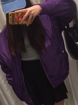 「WEGO（ウィゴー）のアイテム（トップス、グレー系）」を使った、きゃれんさん（レディース）の冬コーディネート