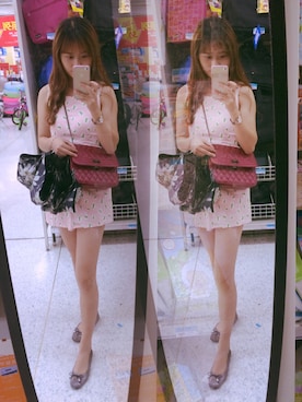 「WU-TANG（ウータン）のアイテム」を使った、劉品枚_さん（レディース・155cm）の夏コーディネート