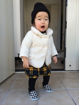「Carhartt（カーハート）のアイテム（ハンチング/ベレー帽）」を使った、zabethさん（レディース・161cm）の春コーディネート