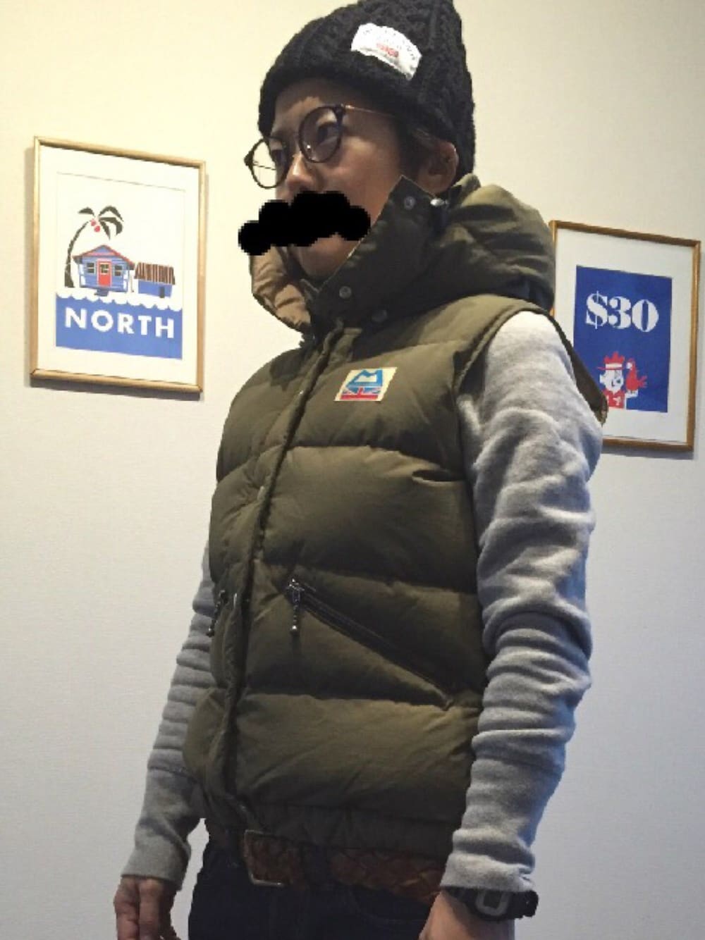 MOUNTAIN EQUIPMENTのダウンベストを使った人気ファッション