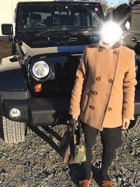 「SEVENDAYS=SUNDAY（セブンデイズサンデイ）のアイテム（ニットキャップ/ビーニー）」を使った、KaOriさん（レディース・150cm）の冬コーディネート