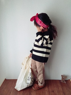 kannaさん（キッズ・90cm）の秋コーディネート