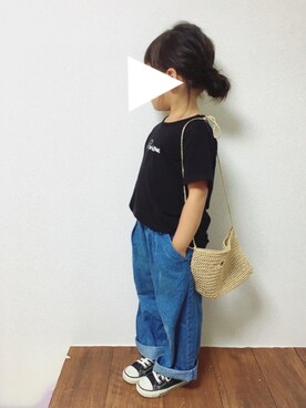 kannaさんの「デニムガウチョパンツ」を使ったコーディネート