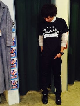 「アイテム（その他トップス）」を使った、grnさん（メンズ・180cm・20代）の春コーディネート