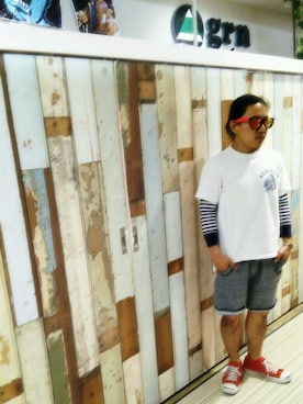 「grn（ジーアールエヌ）のアイテム（パンツ）」を使った、grnさん（メンズ・170cm）の春コーディネート