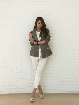 「WERNER（ワーナー）のアイテム」を使った、RINAさん（レディース・163cm）の冬コーディネート