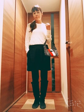 「Mila Owen」｜「アイテム（その他）」を使った、ミキさん（レディース・162cm）の秋コーディネート
