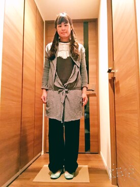 「Marc by Marc Jacobs（マークバイマークジェイコブス）のアイテム（パンプス）」を使った、ミキさん（レディース・162cm）の冬コーディネート