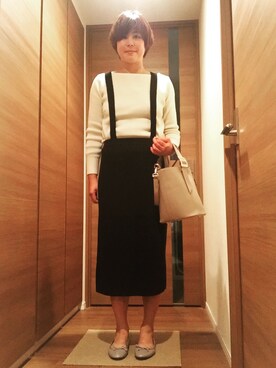 「SLOBE IENA」｜ミキさん（レディース・162cm）の秋コーディネート