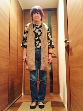 「SLOBE IENA」｜ミキさん（レディース・162cm）の秋コーディネート