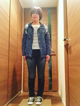 「SLOBE IENA」｜ミキさん（レディース・162cm）の秋コーディネート