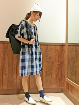 「LBC（エルビーシー）のアイテム（ワンピース/ドレス）」を使った、MANOさん（メンズ・156cm）の春コーディネート