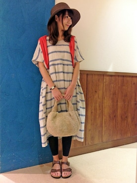 MANOさん（レディース・156cm）の夏コーディネート