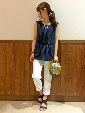 MANOさん（レディース・156cm）の夏コーディネート