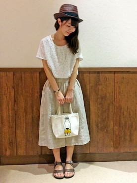 MANOさん（レディース・156cm）の夏コーディネート