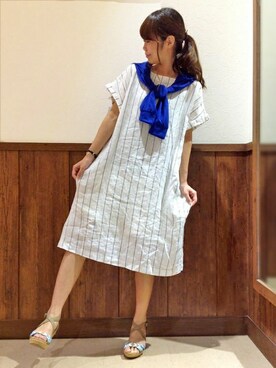 MANOさん(レディース・156cm)の夏コーディネート