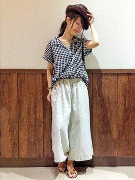 MANOさん(レディース・156cm)の夏コーディネート