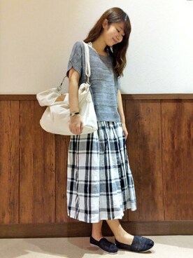 MANOさん(レディース・156cm)の夏コーディネート