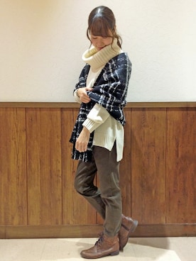 MANOさん(レディース・156cm)の秋コーディネート