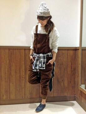 MANOさん（レディース・156cm）の冬コーディネート