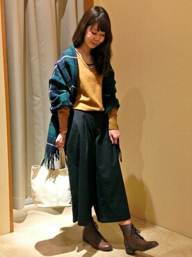 MANOさん（レディース・156cm）の冬コーディネート