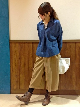 MANOさん(レディース・156cm)の冬コーディネート