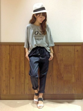 MANOさん（レディース・156cm）の春コーディネート