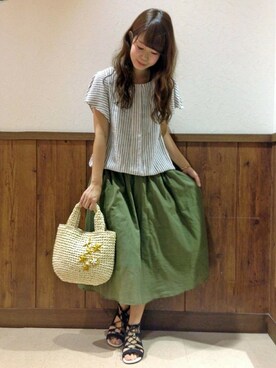 MANOさん(レディース・156cm)の春コーディネート