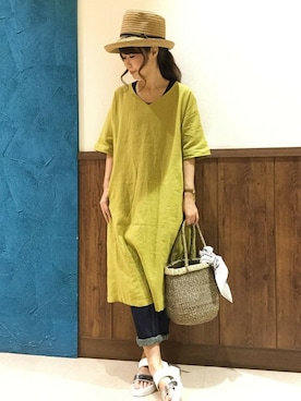 MANOさん（レディース・156cm）の夏コーディネート