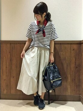 MANOさん(レディース・156cm)の夏コーディネート