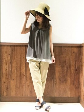 MANOさん（レディース・156cm）の夏コーディネート