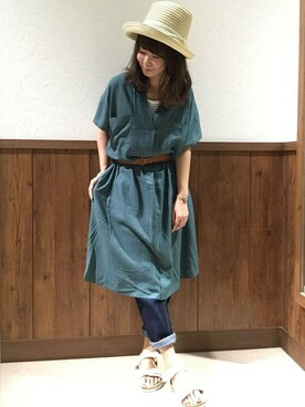 MANOさん（レディース・156cm）の夏コーディネート