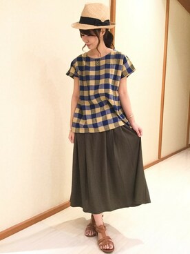 MANOさん（レディース・156cm）の夏コーディネート