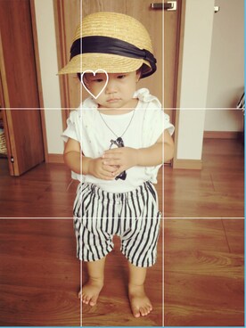 はぎちむさん（キッズ・80cm）の夏コーディネート