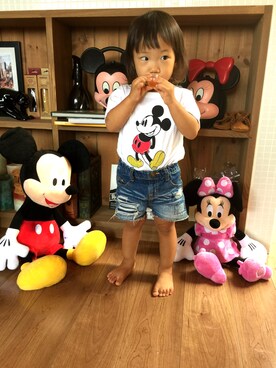 「ﾐｷﾐﾆﾌｪｽ」｜はぎちむさん（キッズ・90cm）の夏コーディネート