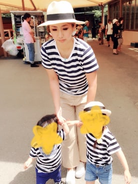 「fifth（フィフス）のアイテム（キャップ）」を使った、sat(*☻-☻*)さん（レディース・162cm）の夏コーディネート